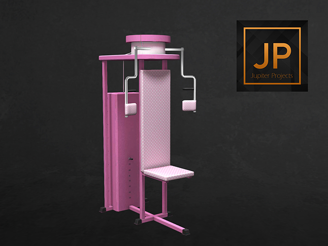 Second Life Marketplace - 01-[Since1975]Pinkness-Pec Deck Machine RARE